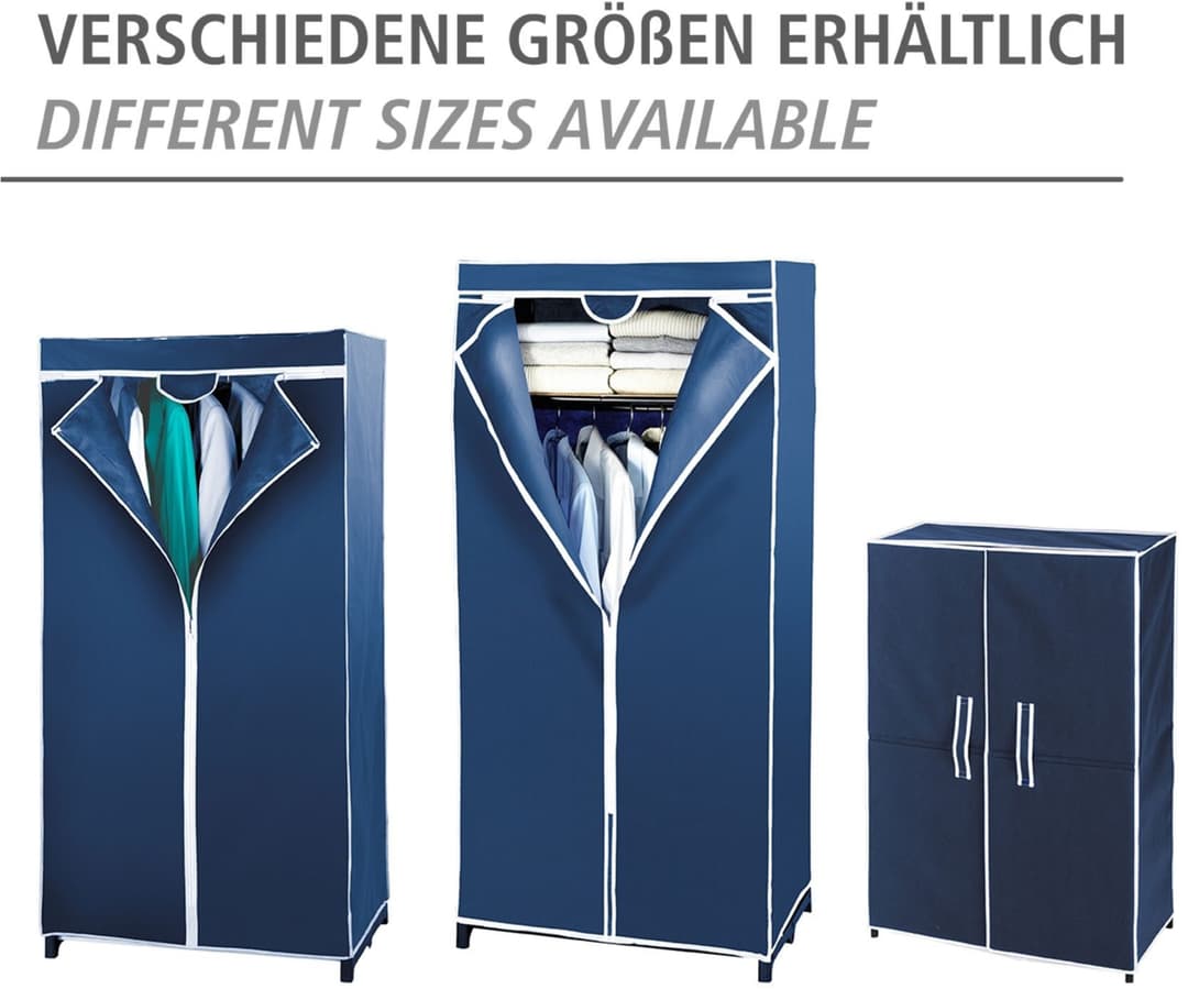 WENKO Stoffschrank Modell Air | Blau