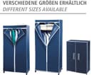 WENKO Stoffschrank Modell Air | Blau 5