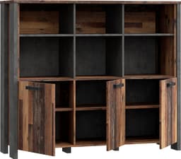 FORTE Highboard Clif | Holztöne