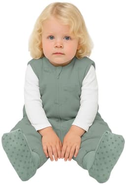 Fillikid Babyschlafsack mit Beinen | Grün