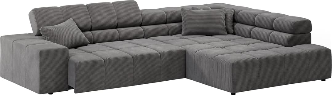 Home affaire Ecksofa Ancona | Grau