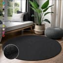 Sanat Hochflor-Teppich LOCA | Schwarz