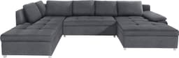 Home affaire Wohnlandschaft Labene U-Form | Grau