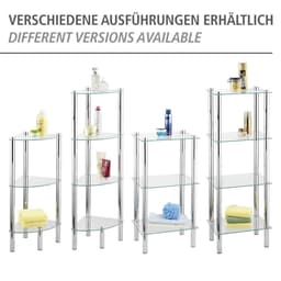 WENKO Eckregal Yago | Silber