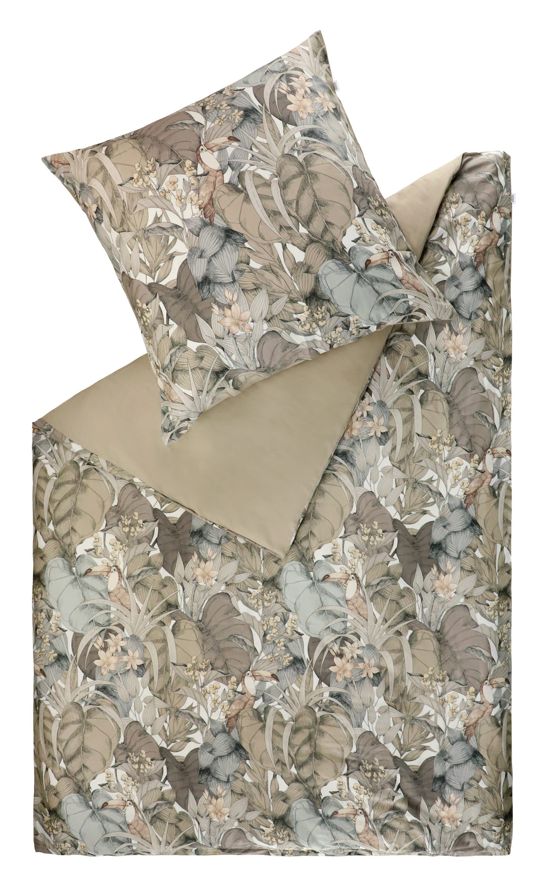 SCHÖNER WOHNEN-Kollektion Wendebettwäsche Toucan | Beige