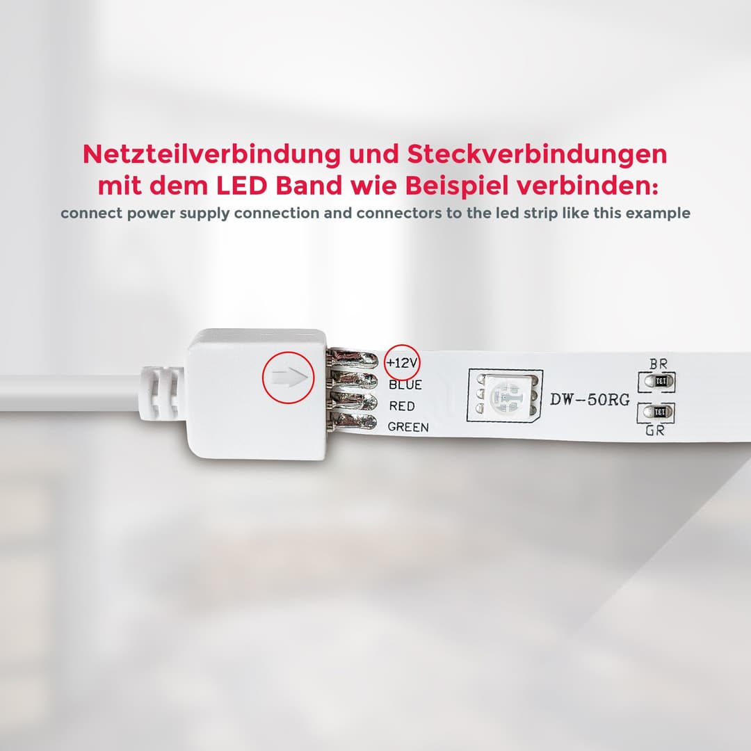 B.K.Licht LED-Streifen Lucilla | Mehrfarbig