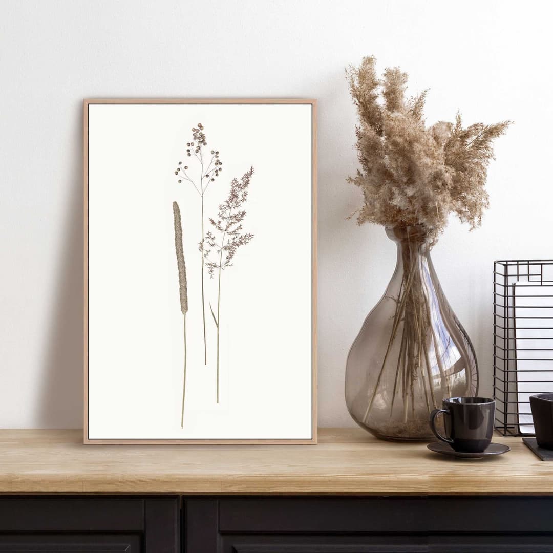 Reinders! Bild mit Rahmen Dried Flowers | Braun