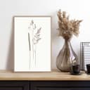 Reinders! Bild mit Rahmen Dried Flowers | Braun