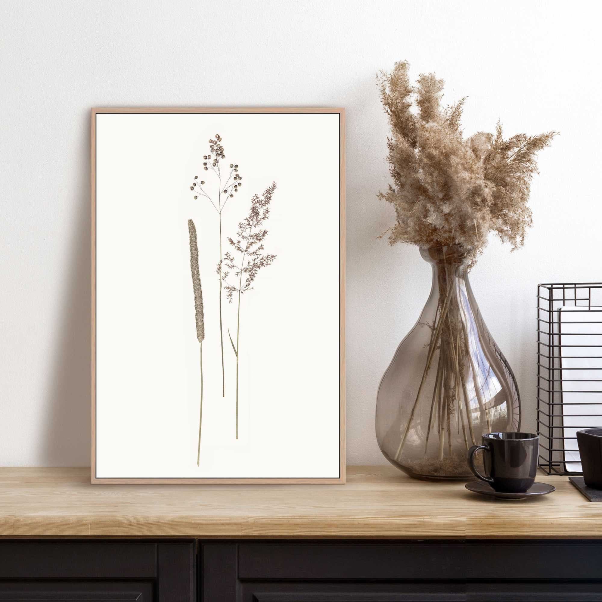 Reinders! Bild mit Rahmen Dried Flowers | Braun