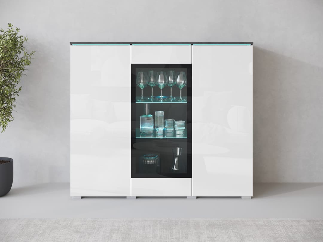 Home affaire Highboard Vera | Mehrfarbig