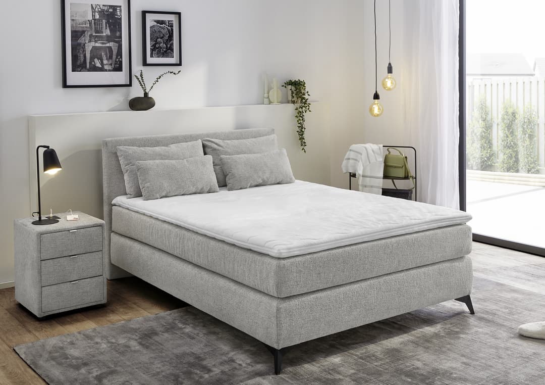 Jockenhöfer Gruppe Boxspringbett Paulina | Grau