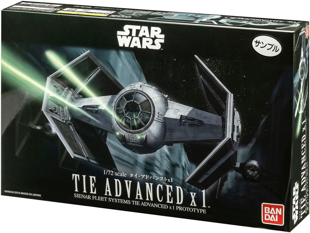 Bandai Modellbausatz TIE Advanced | Grau