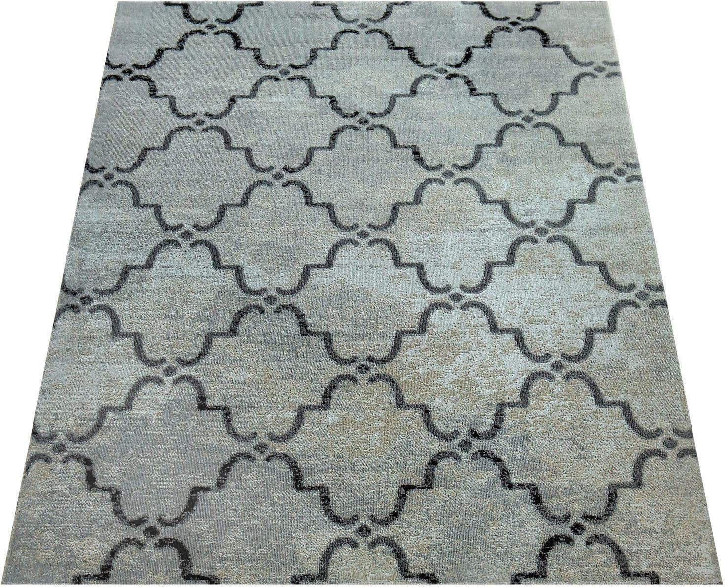 Paco Home Teppich Artigo 411 | Grau