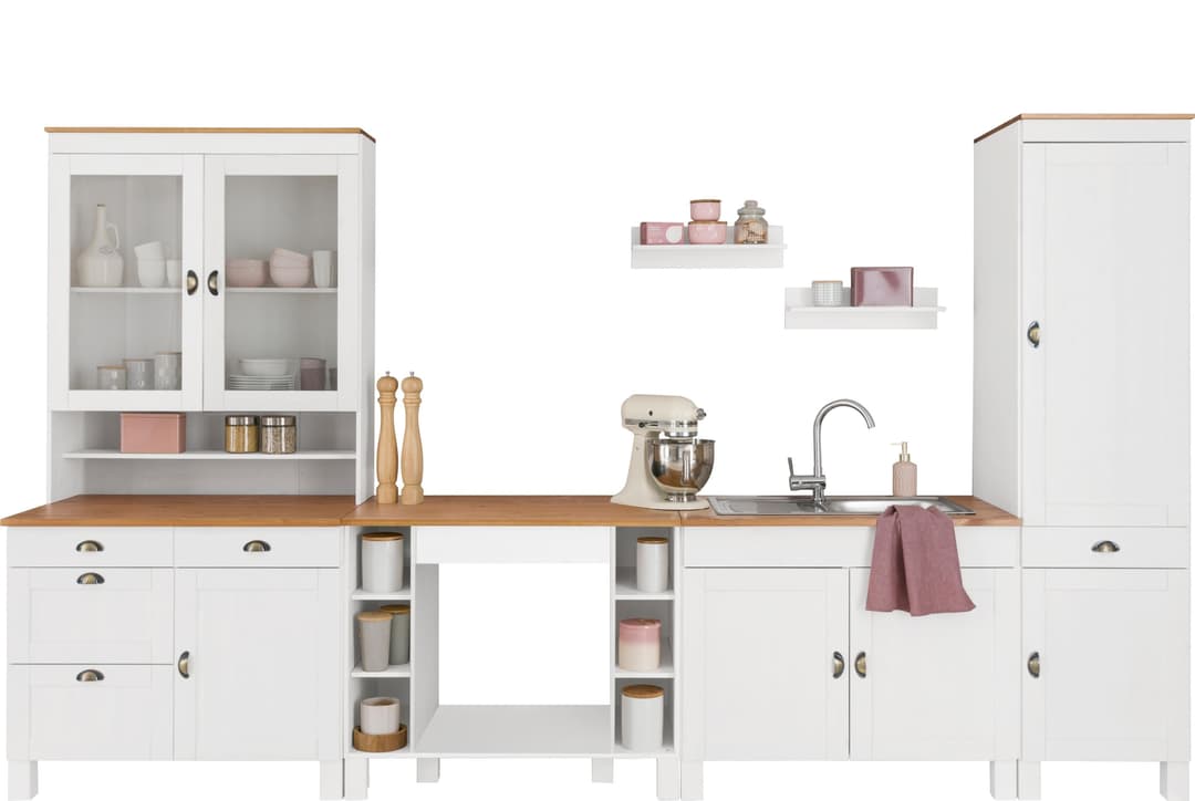 Home affaire Küchenzeile Oslo | Weiß