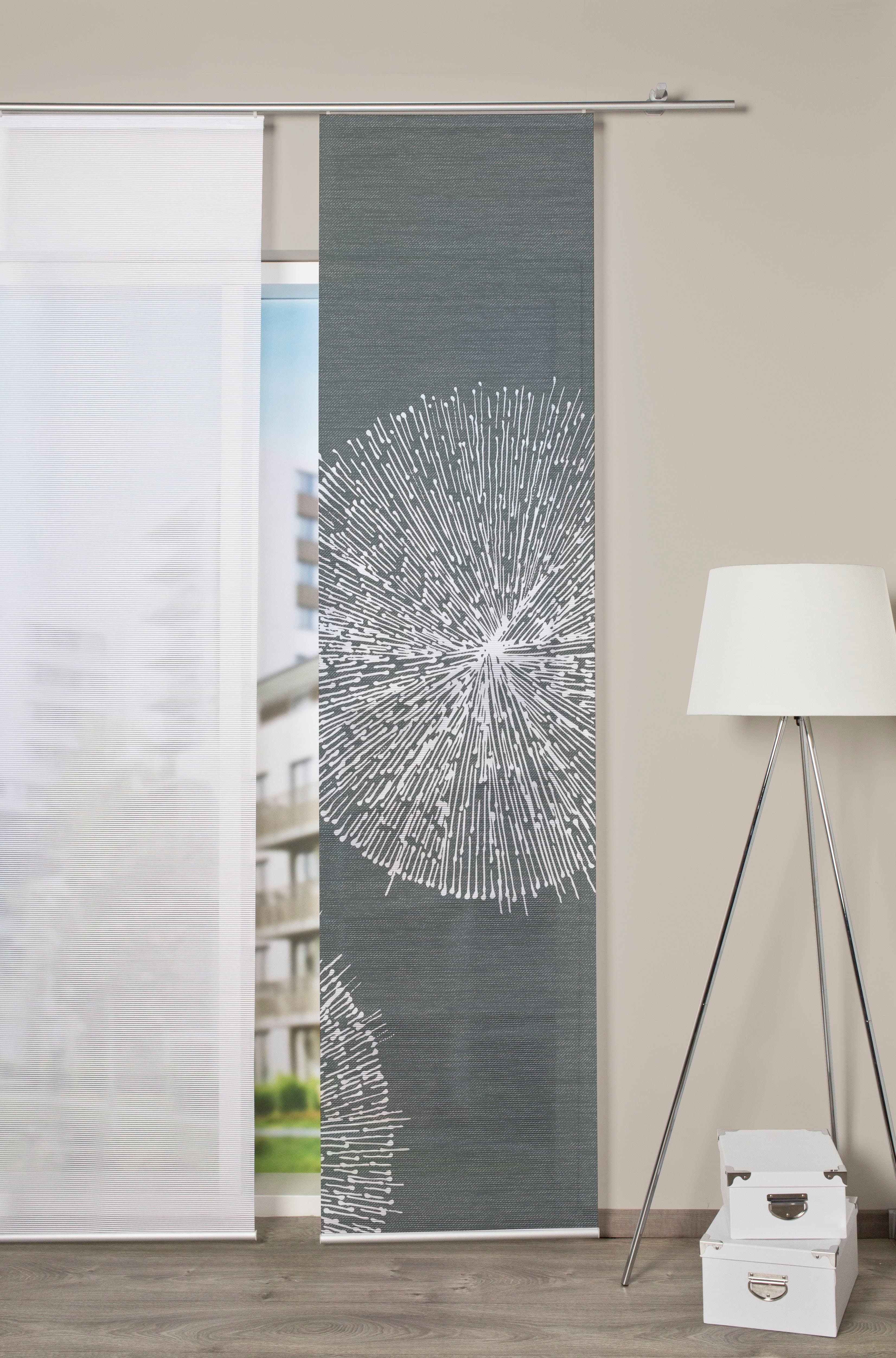 Vision S Schiebegardine CRESTON | Grau