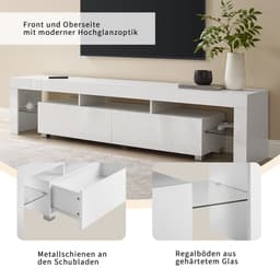 OTTO home TV-Board Cassy | Weiß