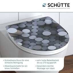 Schütte WC-Sitz Round Dips | Mehrfarbig