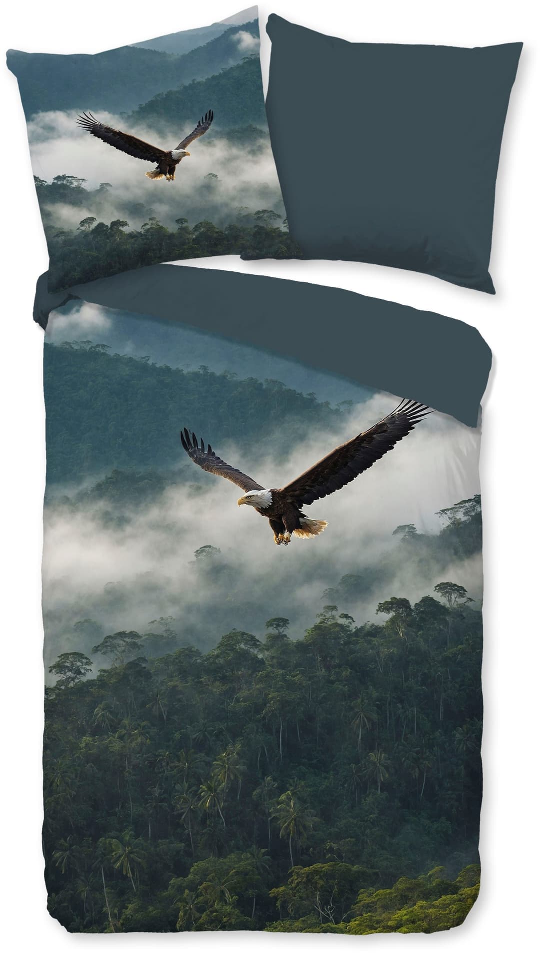 PURE luxury collection Wendebettwäsche Eagle | Mehrfarbig