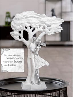 Casablanca by Gilde Dekofigur Skulptur Paar | Weiß