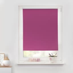 Seitenzugrollo Klemmfix Hitzeschutz | Pink