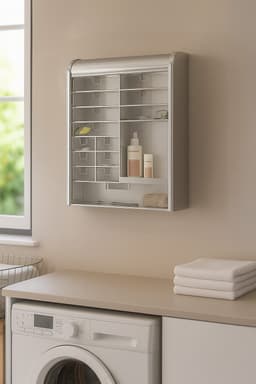 Bischof Medizinschrank Salus | Silber