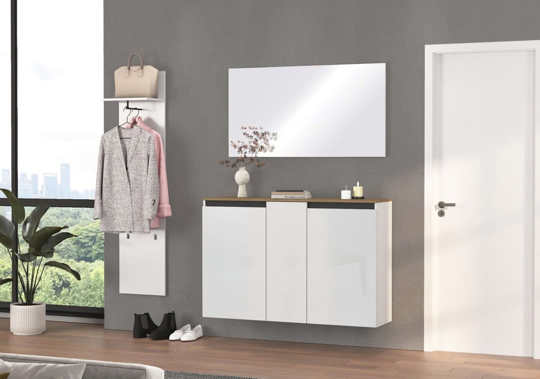 Home affaire Schuhschrank Zippo | Weiß