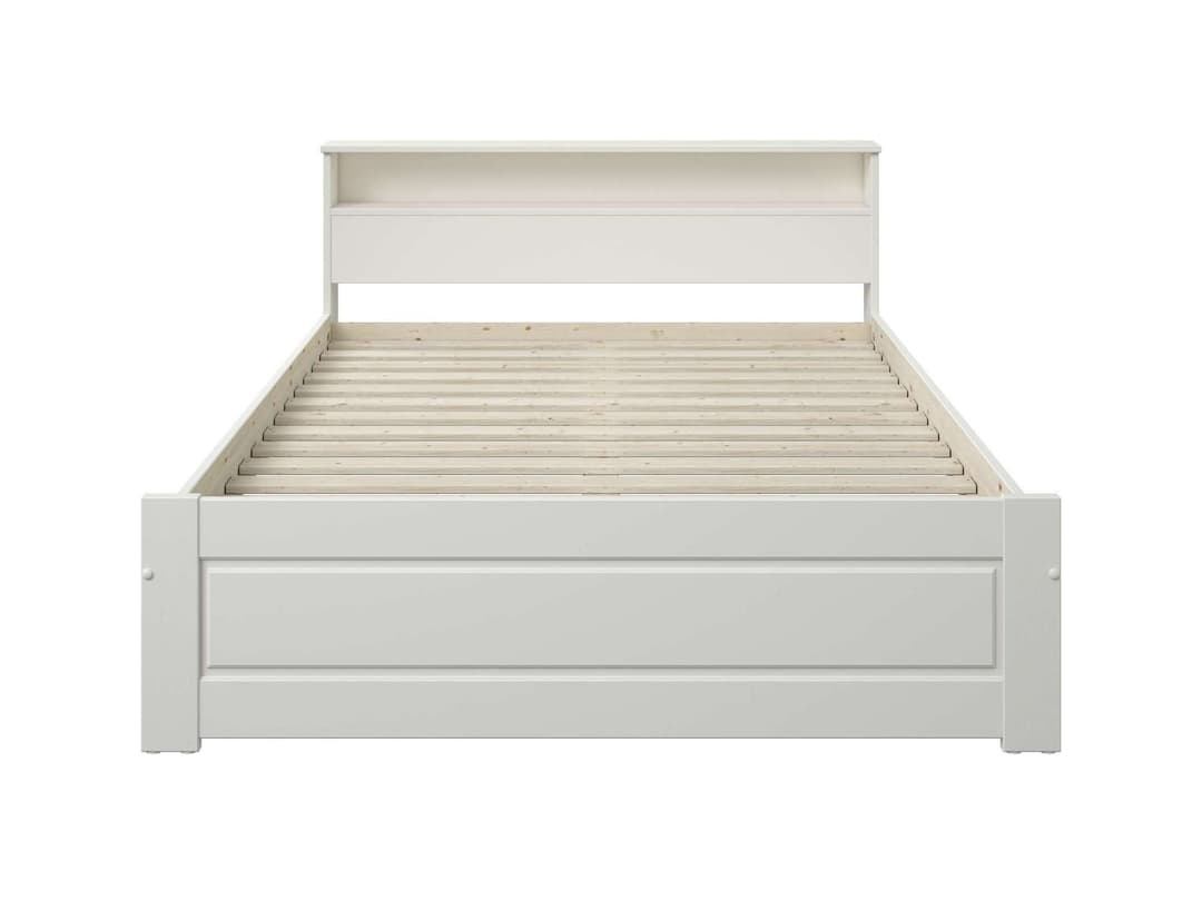 OTTO home Massivholzbett FLAVION | Weiß