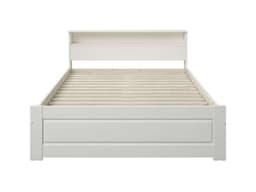 OTTO home Massivholzbett FLAVION | Weiß