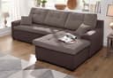 Home affaire Ecksofa Föhr L-Form | Braun