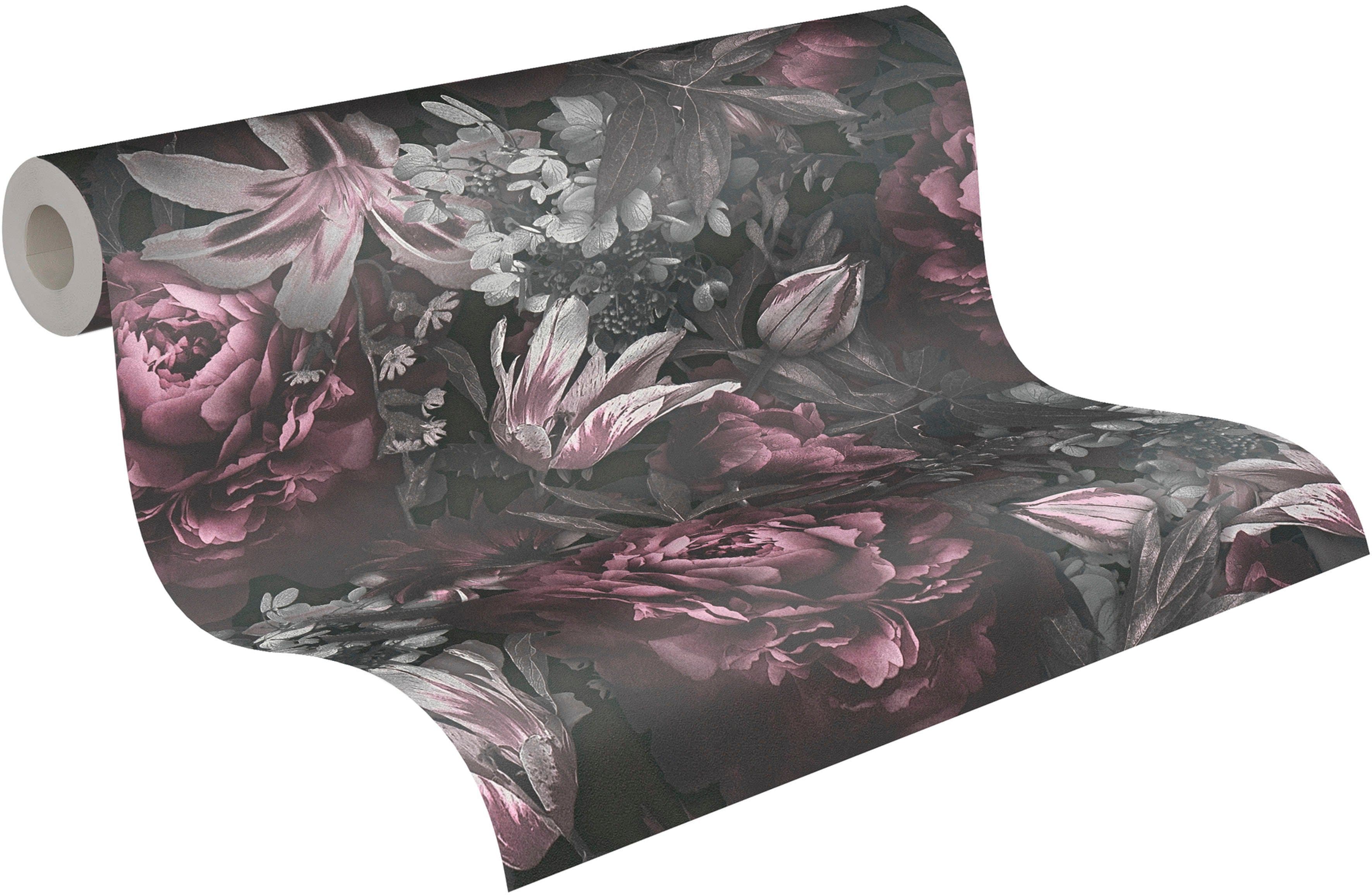A.S. Création Vliestapete PintWalls Rosen Floral | Mehrfarbig