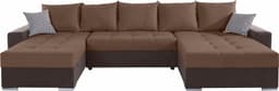COLLECTION AB Wohnlandschaft Josy XXL U-Form | Braun