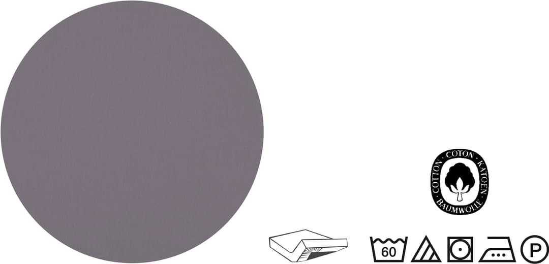 Castell Spannbettlaken Jersey | Grau
