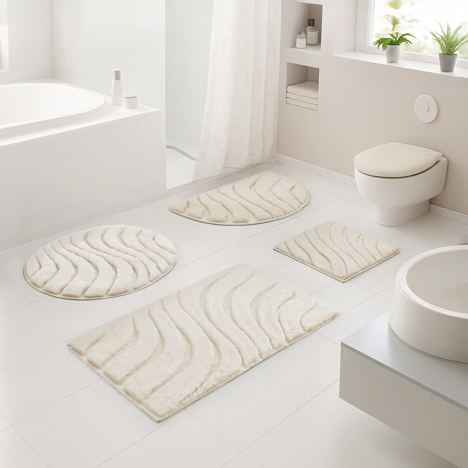 OTTO home Badematte Levii | Beige