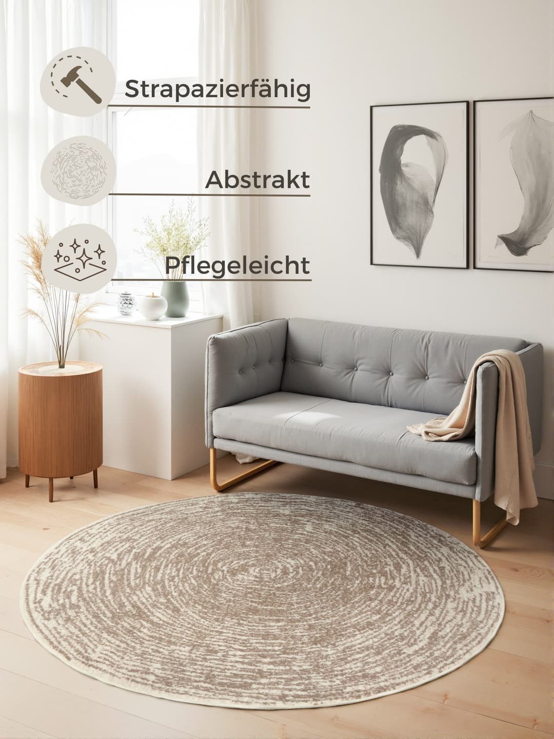 HANSE Home Teppich Cavallo | Beige