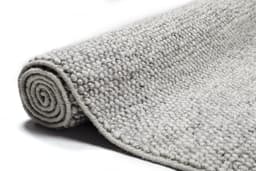 OTTO home Wollteppich Wolly, Wolle | Grau