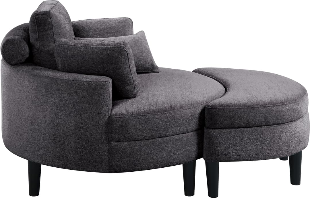 ATLANTIC home collection Loveseat Ravi Sessel | Grau
