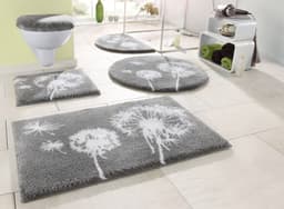 Grund Badematte Pusteblume | Grau