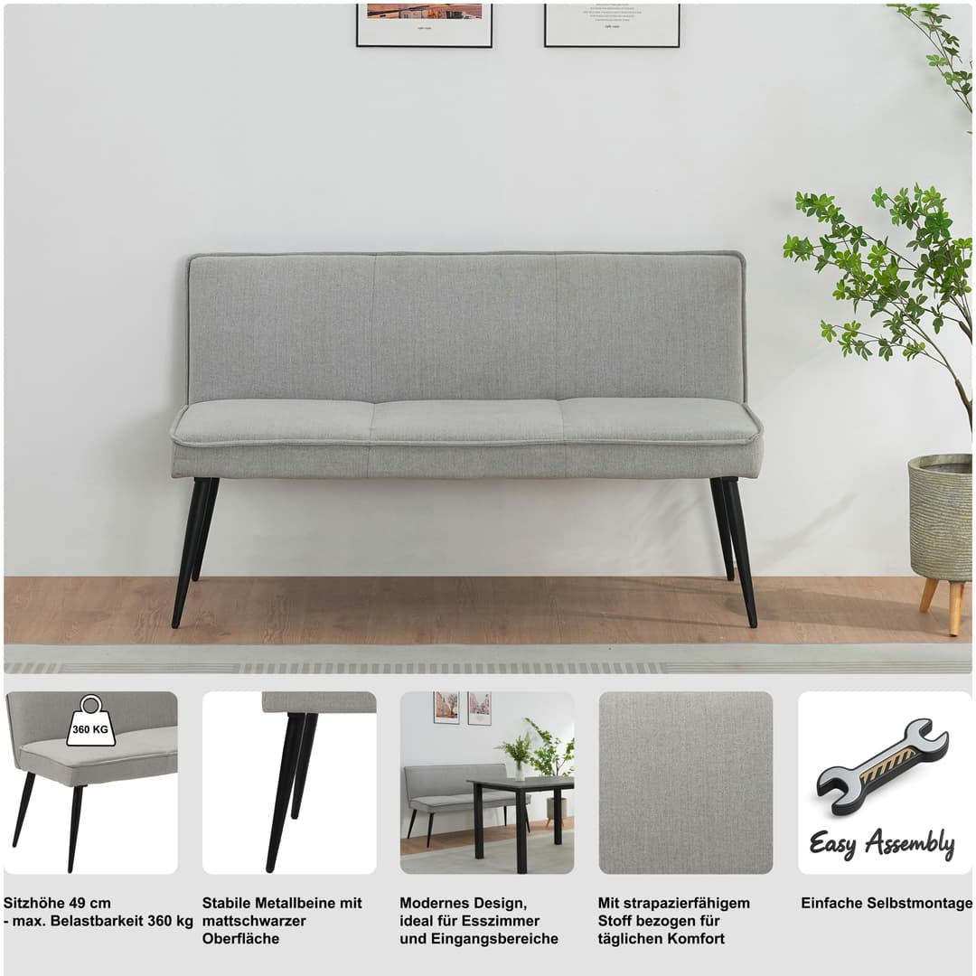 OTTO home Essbank Ianna | Grau