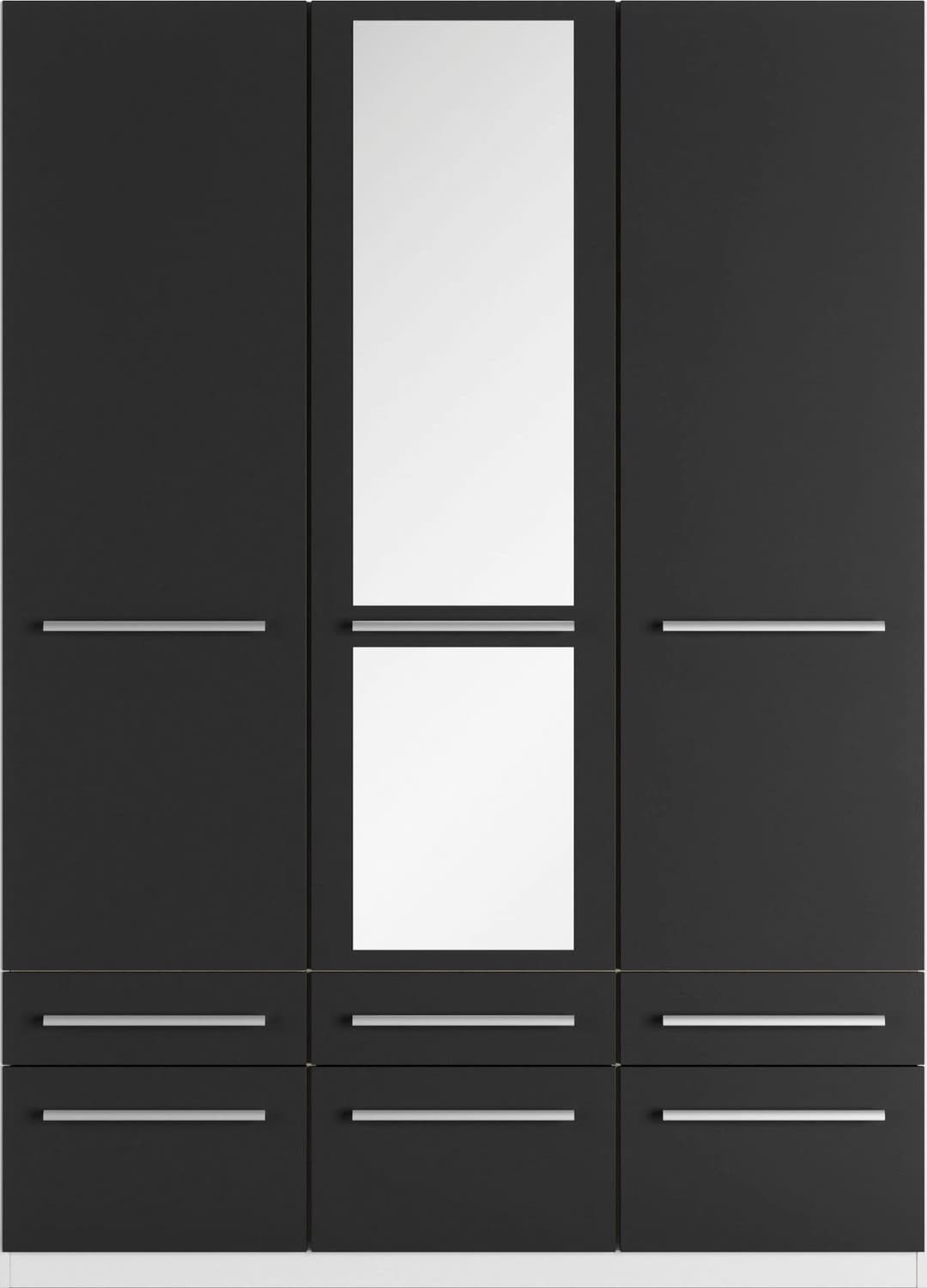 priess Kleiderschrank Barcelona | Schwarz