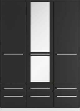 priess Kleiderschrank Barcelona | Schwarz