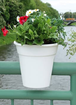KHW Balkonkasten Flowerclip | Weiß