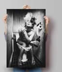 Reinders! Poster Toiletten Business Poster | Schwarz 3
