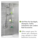 Wenko Duschablage Teleskop Duschecke Compact | Grau 5