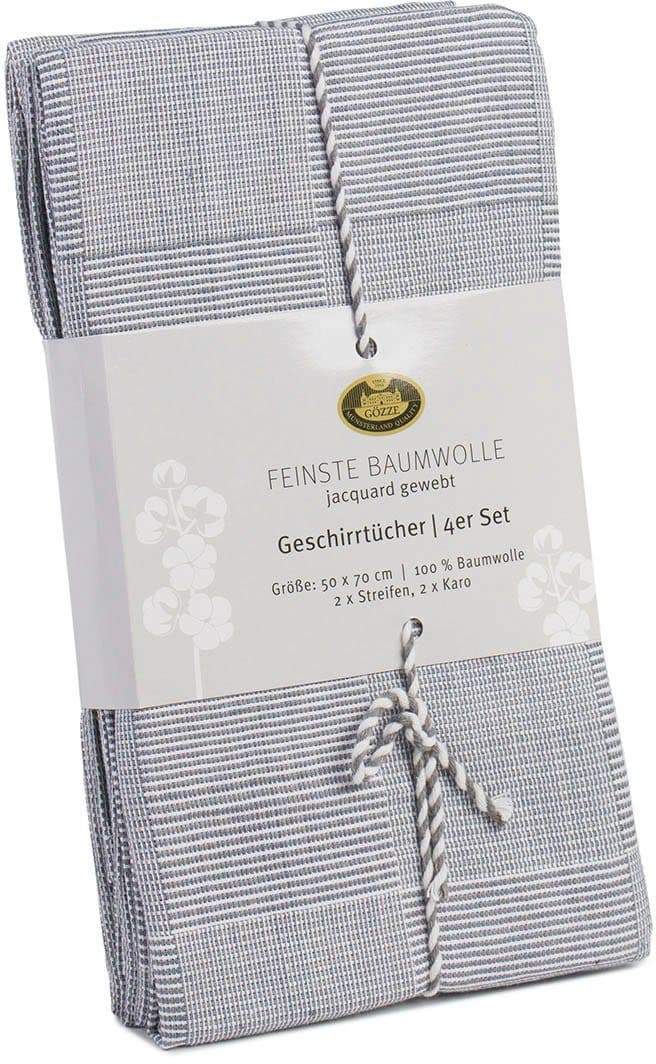 Gözze Geschirrtuch Set | Grau