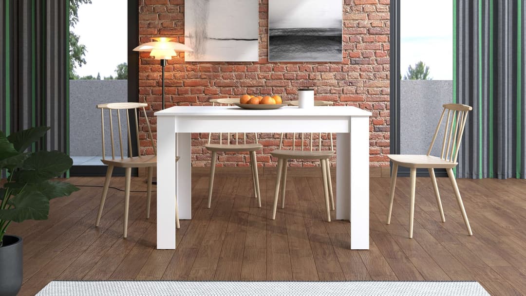 Home affaire Esstisch Hamar | Weiß