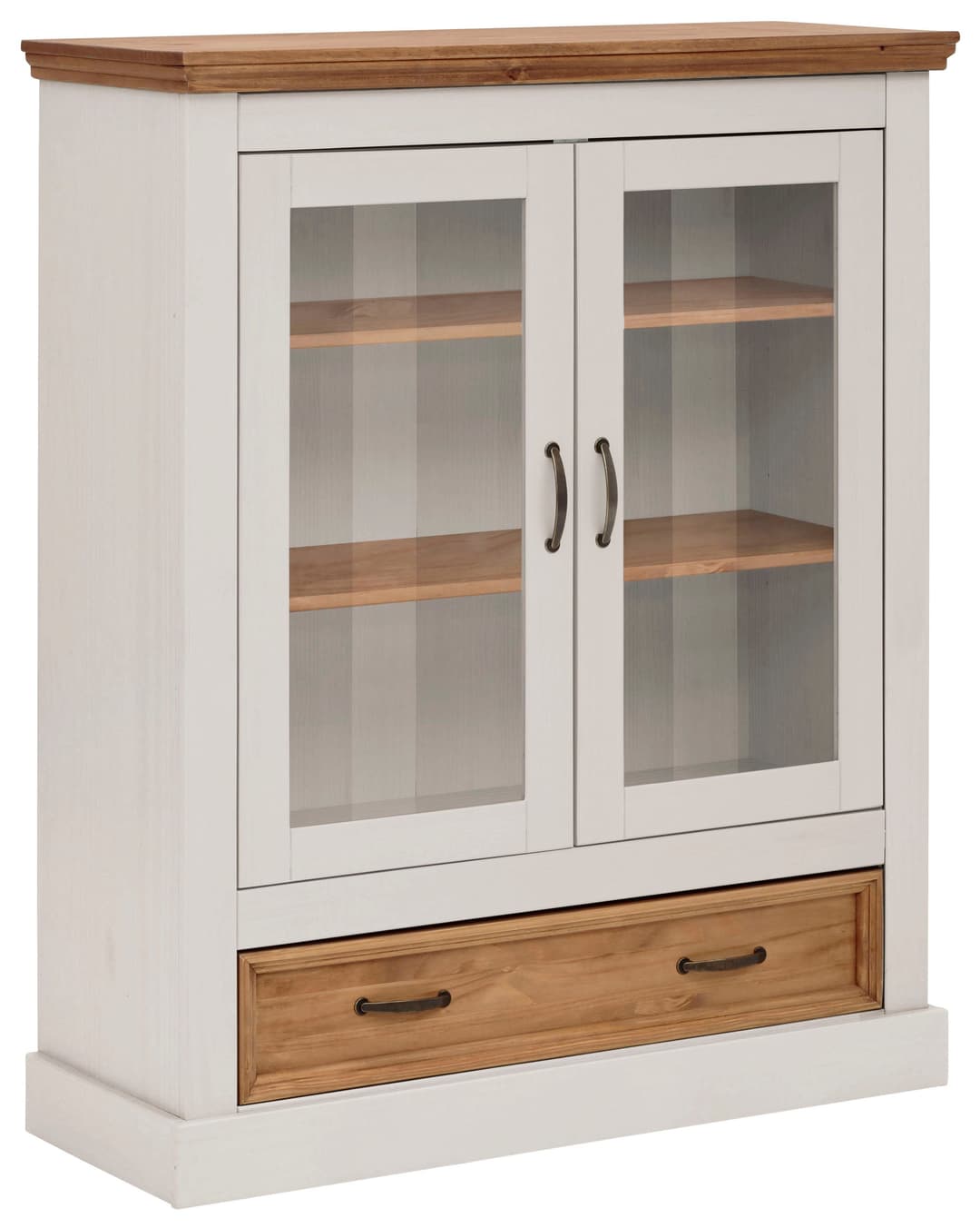 Vitrine Selma Highboard | Weiß