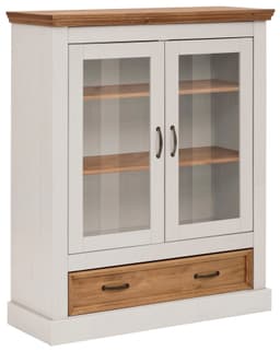 Vitrine Selma Highboard | Weiß