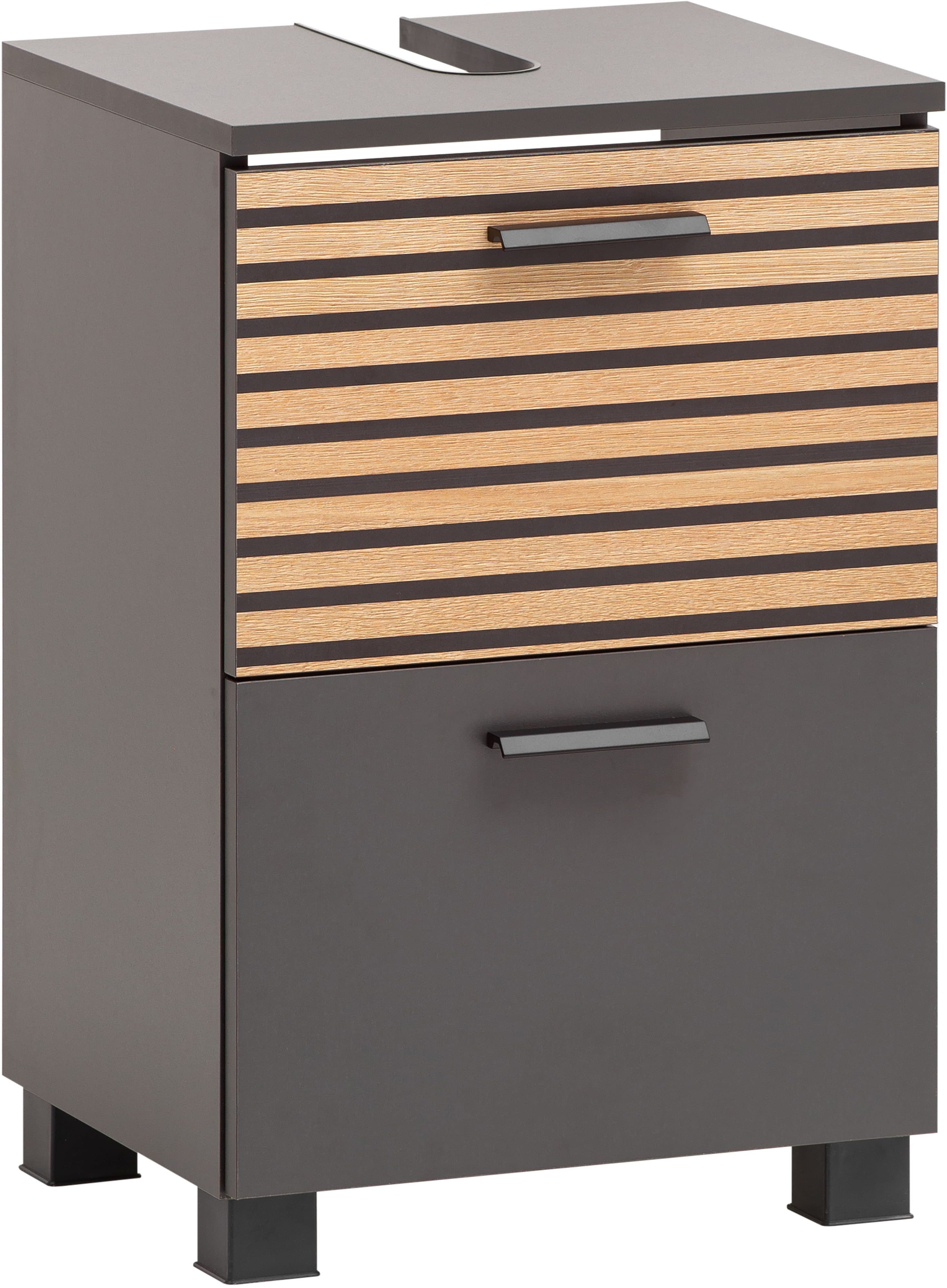 welltime Waschbeckenunterschrank Katta | Grau