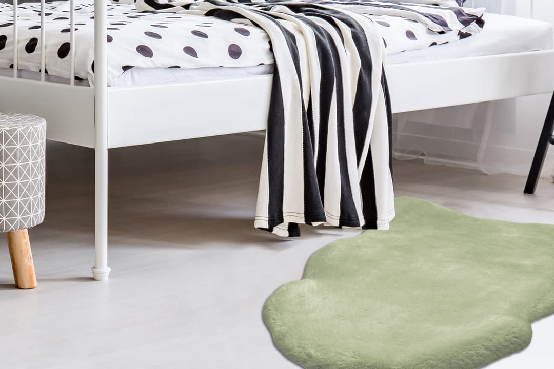 Arte Espina Fellteppich Rabbit 200 | Grün