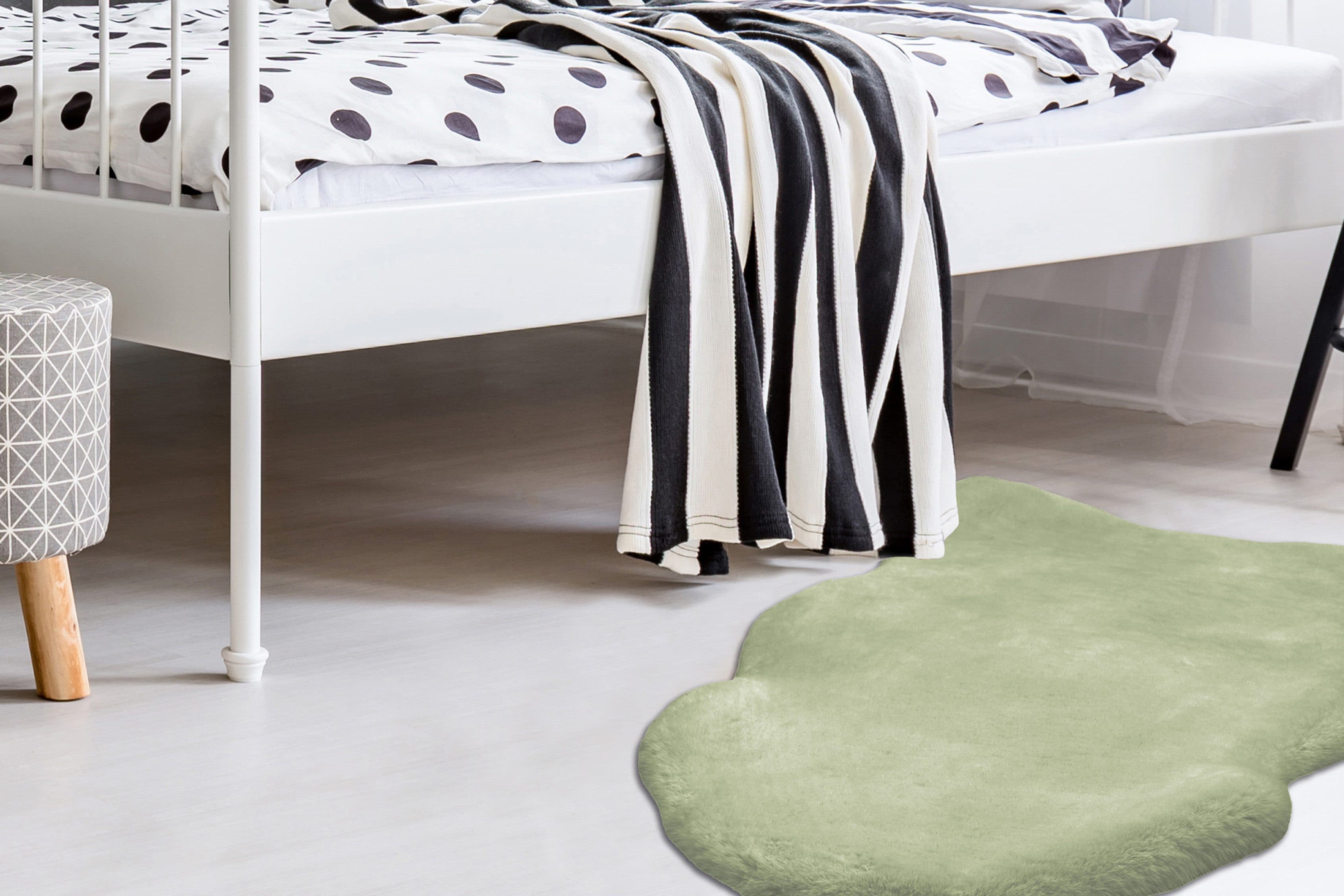 Arte Espina Fellteppich Rabbit 200 | Grün